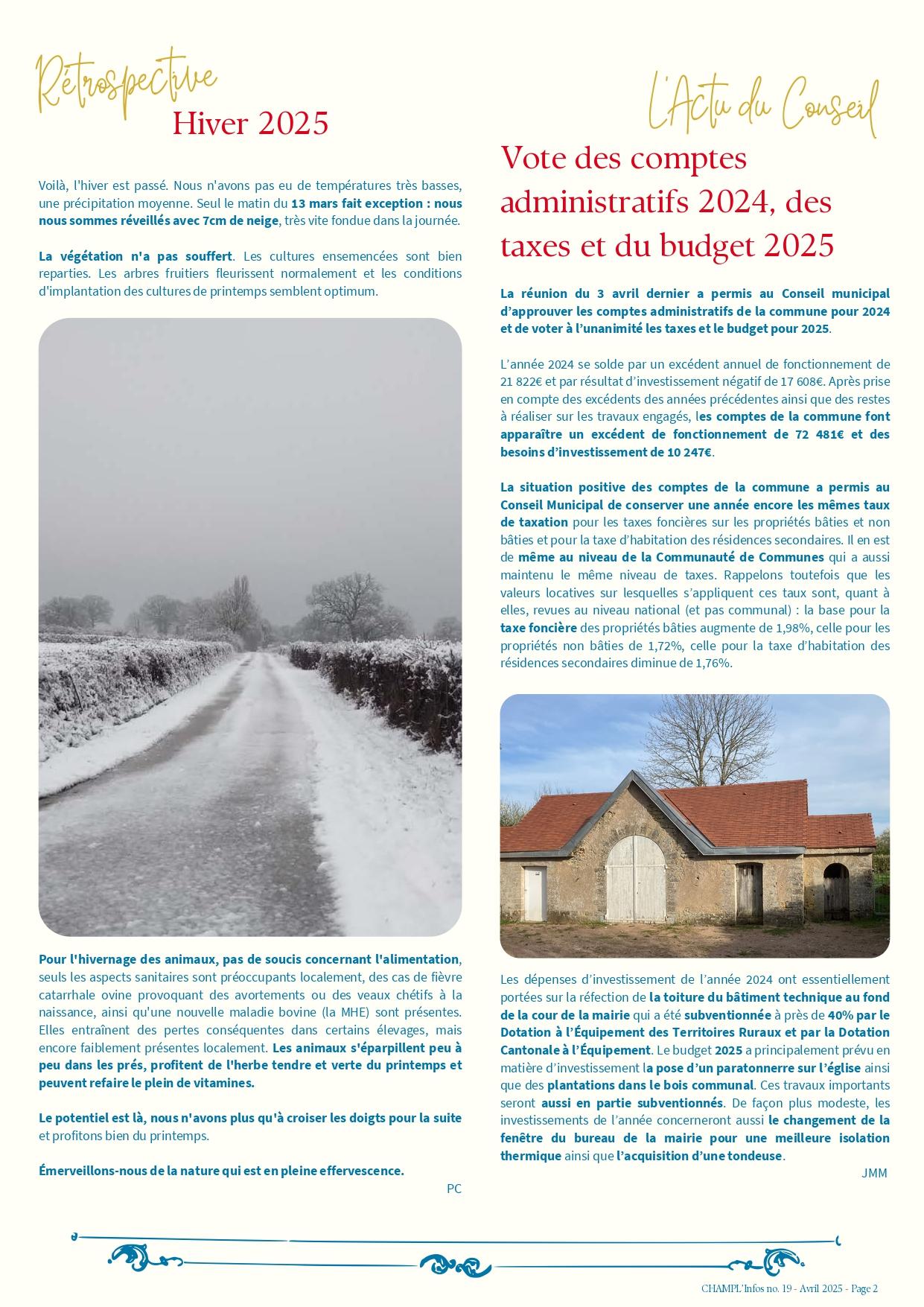 Champl infos 19 avril 2025 page 0002