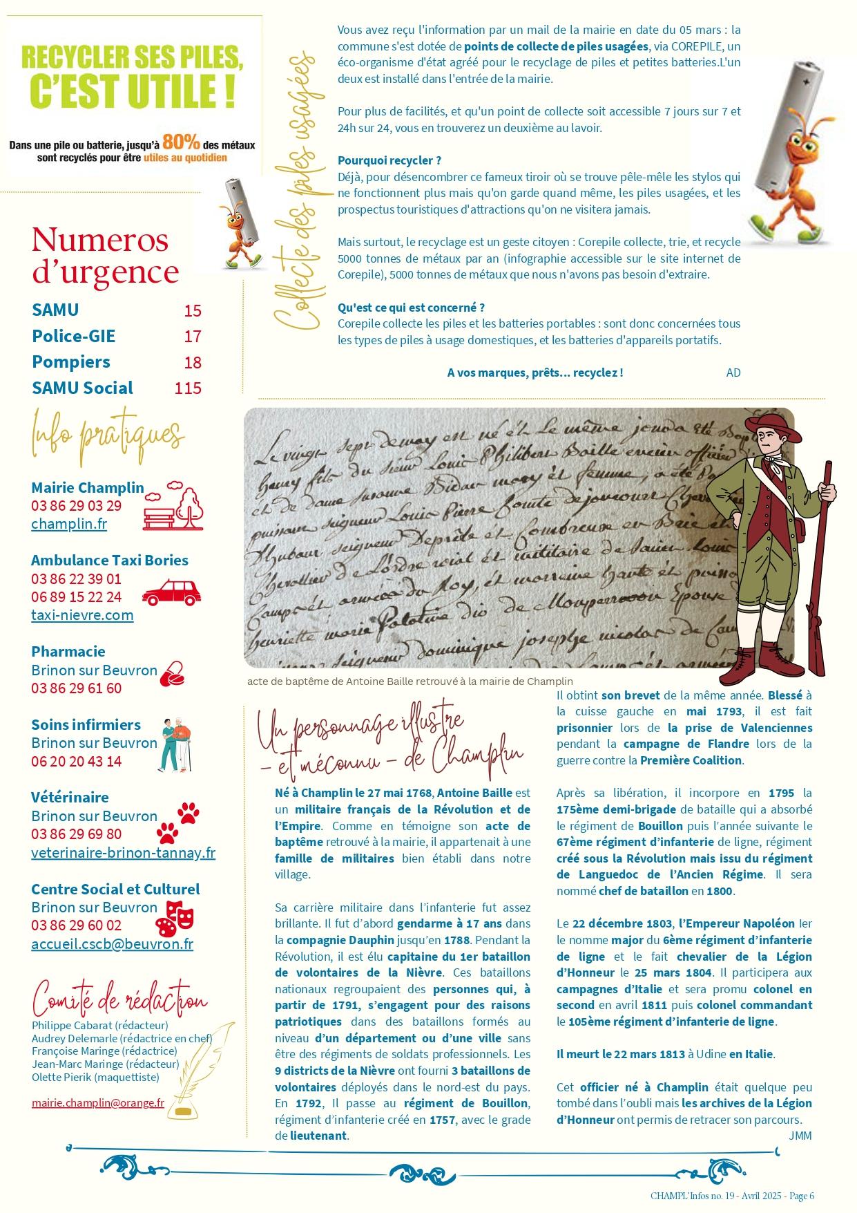 Champl infos 19 avril 2025 page 0006