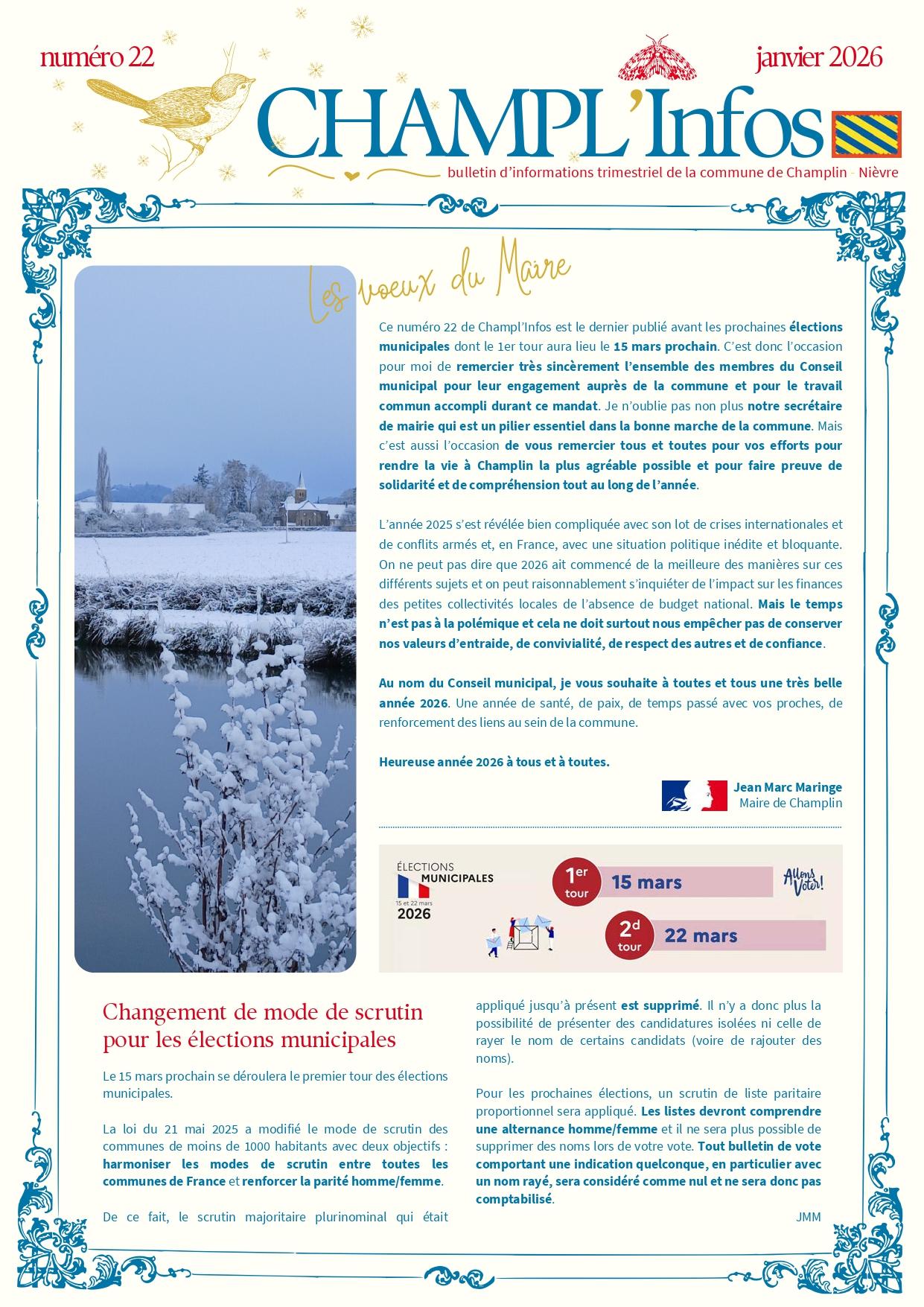 Champl infos 22 janvier 2026 page 0001