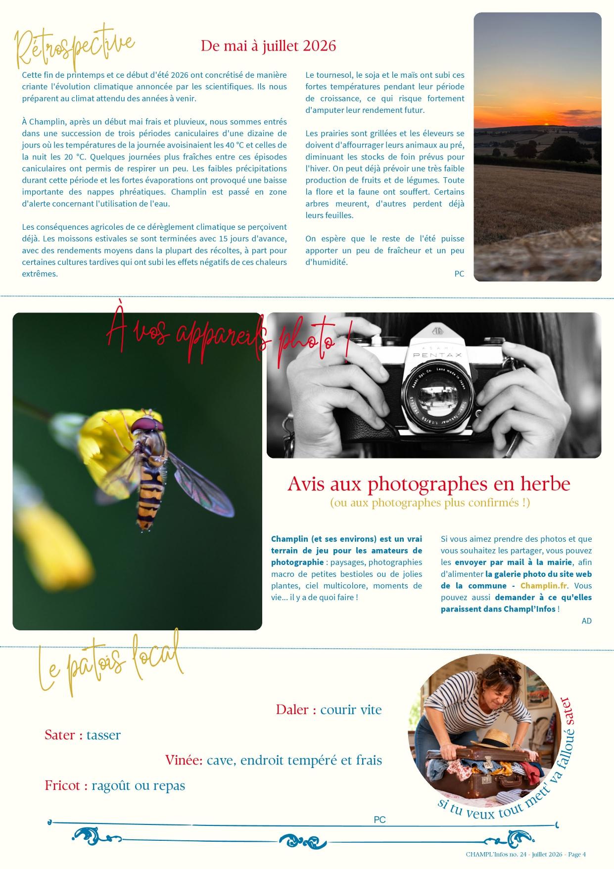 Champl infos 24 juillet 2026 page 0004